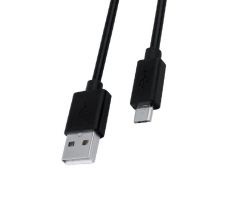 Micro-USB dátový a nabíjací kábel HyCell čierny, 100 cm
