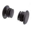 Koncovky do riadidiel mäkké gumené  M-Wave Fit-Plugs 4 ks čierne