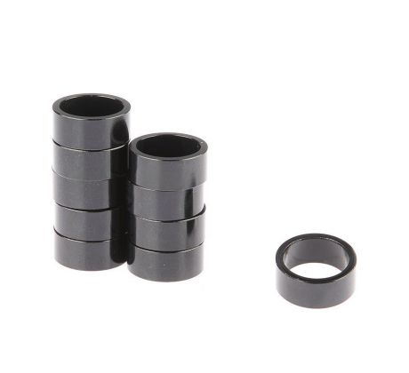 SPACER 1 1/8" - schwarz - 15 mm  - schwarz - VE 10