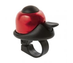 Zvonček mini BELL, na karte, červený