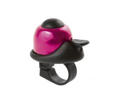 Zvonček mini BELL, na karte, ružový