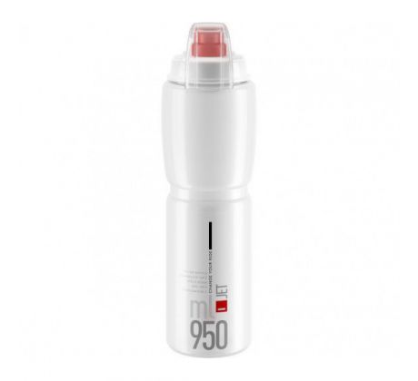 Fľaša Elite Jet Plus
950ml, číra/červená