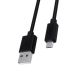 Micro-USB dátový a nabíjací kábel HyCell čierny, 100 cm