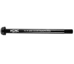 KCNC Zadná oska KQR08 Shimano/FOX 12x142-161mm čierna, KQR08-MT500-142BK
