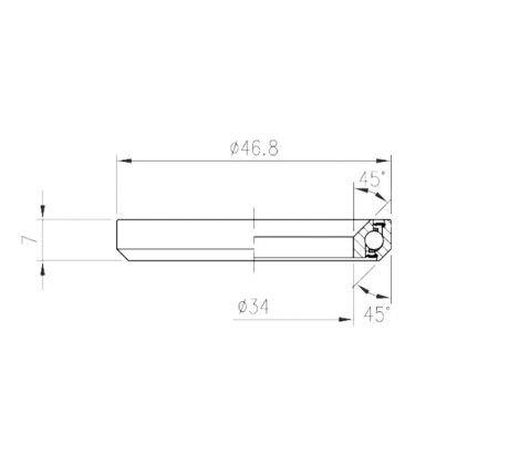 Ložisko hlavového zloženia FSA TH-970 Stainless (MR082S) 1-1/4"