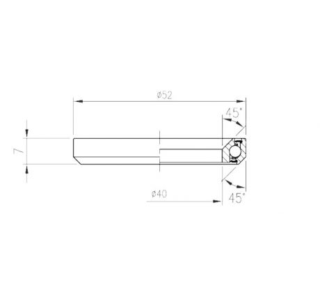 Ložisko hlavového zloženia FSA TH-070E (MR070) 1.5"