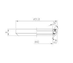 Ložisko hlavového zloženia FSA TH-073 SuperLight (MR110R) 1.5"