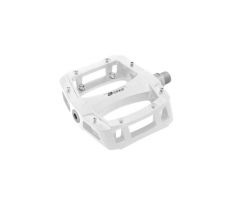 Pedale BMX, vymenne piny, biele, os CR-MO