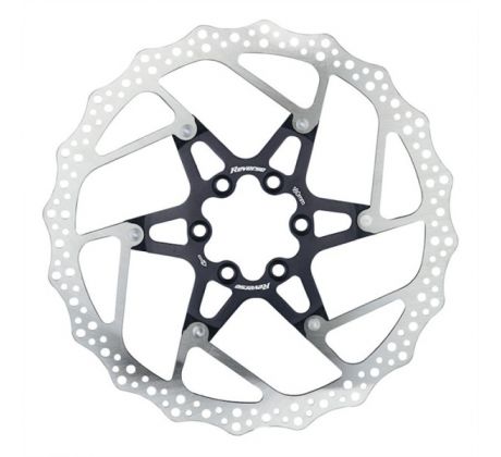 Brzdovy kotuc Reverse Alloy/Steel 180 mm, 6 dier, cierny