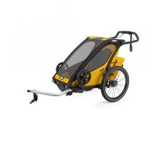 Cyklovozík THULE CHARIOT SPORT 1 SPECTRA YELLOW 2021 + cyklistický set + kočíkový set  