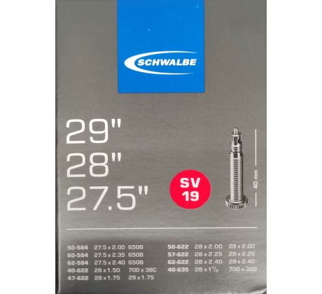 Duša 27.5" Schwalbe 27,5x2.00/2.35 FV 220g