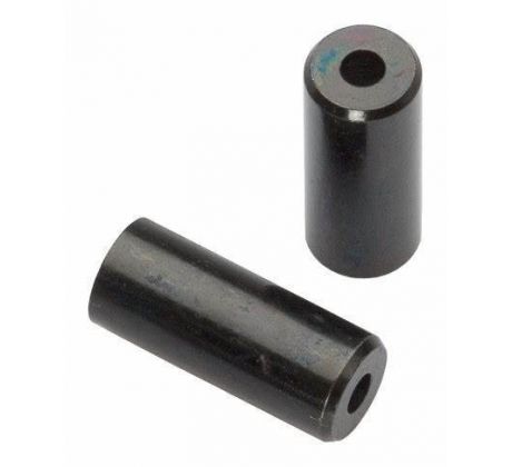 BOT115-4H koncovka otvorená 4mm, mosadzná čierna