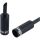 BOT723BJ, koncovka bowdenu s ochranou, Al, 4mm, čierna (4715910031766)