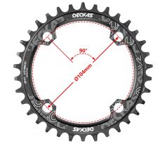 Prevodník DECKAS 38z  104mm BCD   1x11 / XYGN960OL