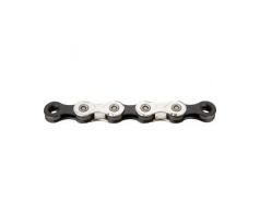 KMC X12 REŤAZ STRIEBORNÁ/ČIERNA PVC / 23098